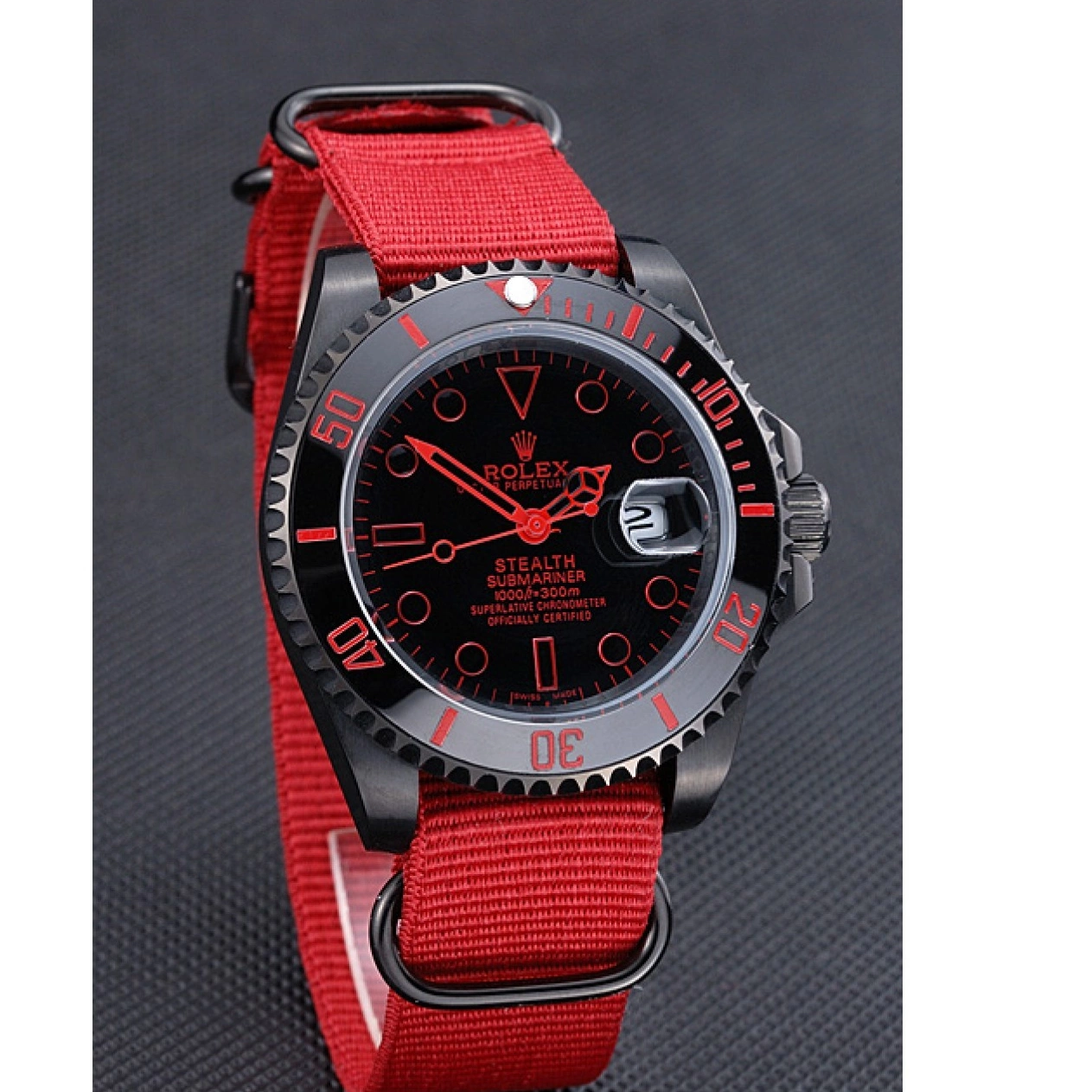 Good Copy Rolex Watches Stealth 622010 Strap Nylon Rolex Red Submariner 0731